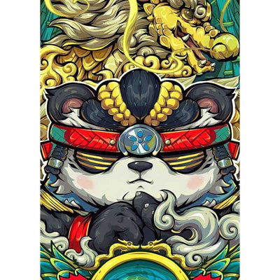 Diamond Painting- Mystischer Samurai-Panda