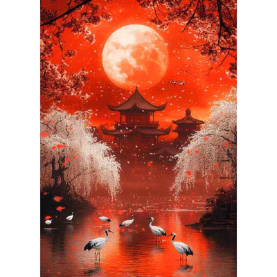 Diamond Painting- Mystischer Vollmond