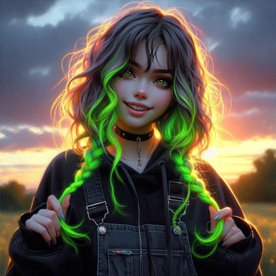 Diamond Painting-Neon Rebel