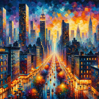 Diamond Painting-New York Skyline - Jetzt bei diamondspainting kaufen