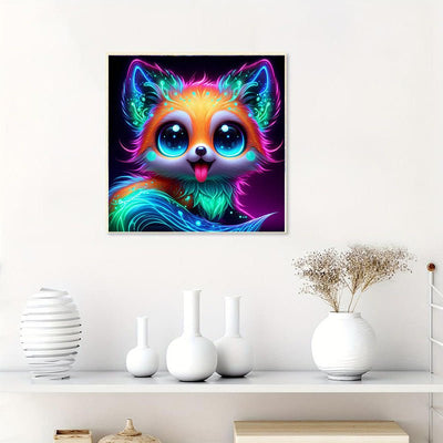 Diamond Painting-Niedlicher Fuchs
