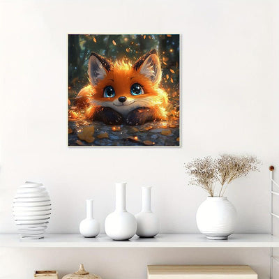 Diamond Painting-niedlicher kleiner Fuchs