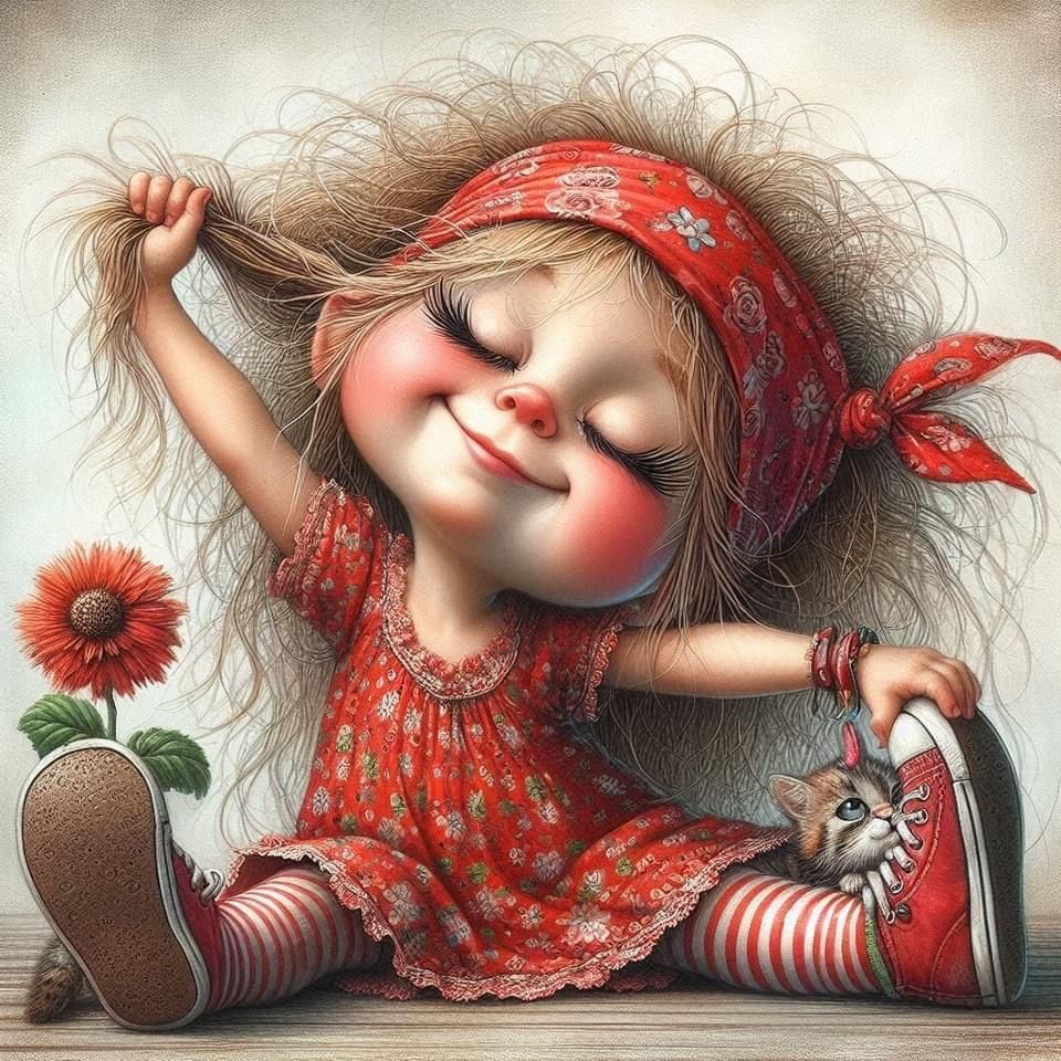 Diamond Painting-niedliches Mädchen - Jetzt bei diamondspainting kaufen