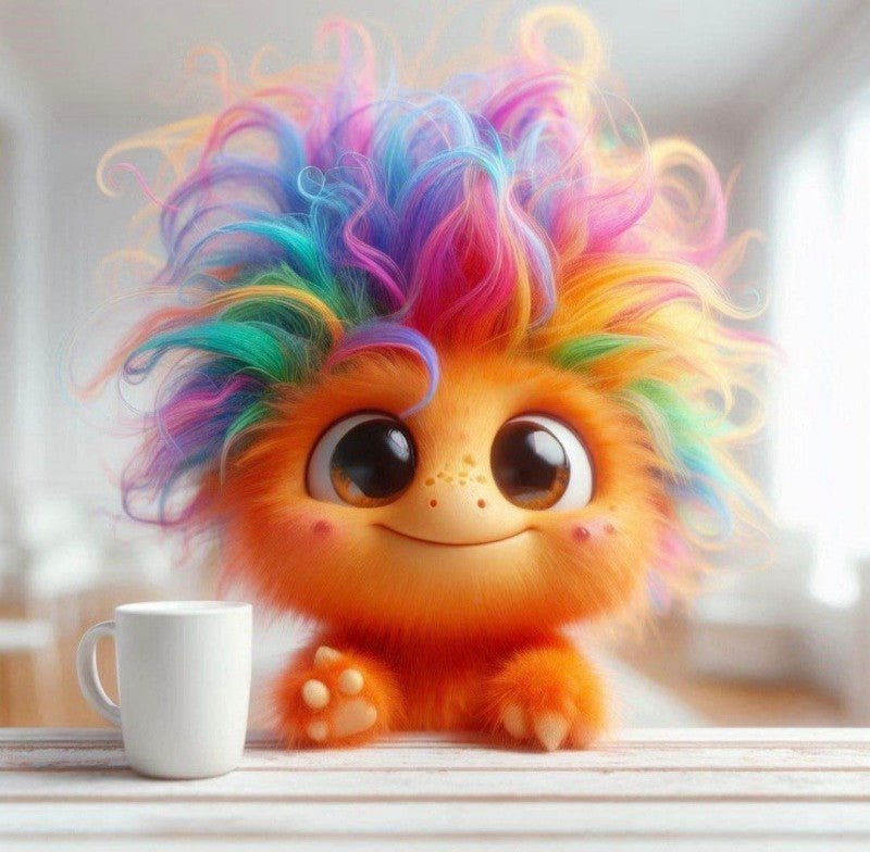 Diamond Painting-Niedliches Monster - Jetzt bei diamondspainting kaufen