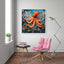 Diamond Painting-Oktopus im floralen Design