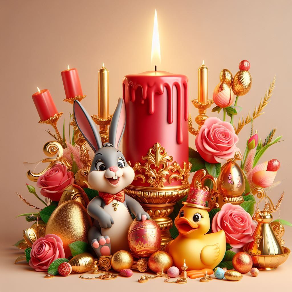 Diamond Painting-Osterhase mit Ente - Jetzt bei diamondspainting kaufen