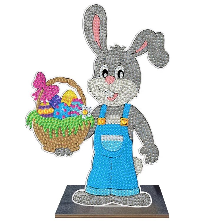 Diamond Painting-Osterhase mit Korb Aufsteller - Jetzt bei diamondspainting kaufen