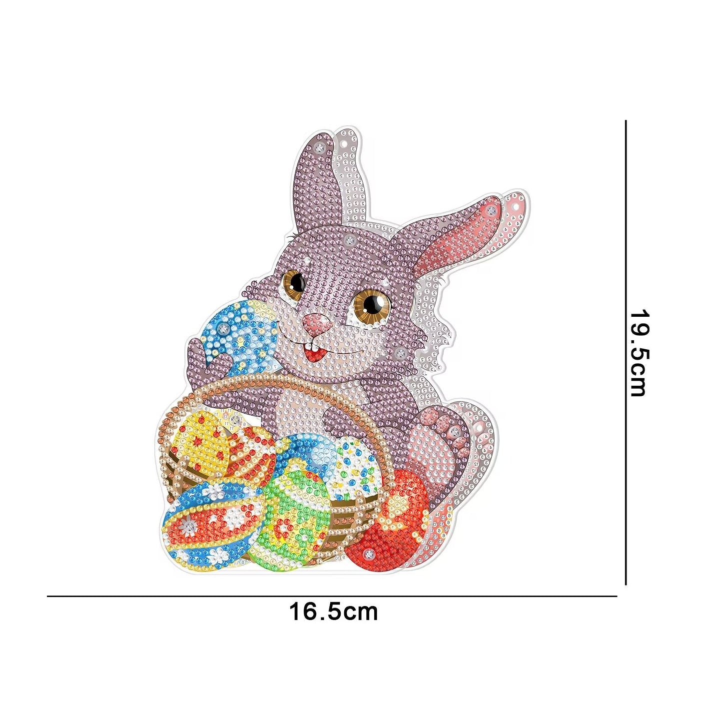 Diamond Painting-Osterhase mit Ostereiern Aufsteller-mit LED - Jetzt bei diamondspainting kaufen