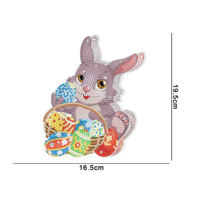 Diamond Painting-Osterhase mit Ostereiern Aufsteller-mit LED - Jetzt bei diamondspainting kaufen