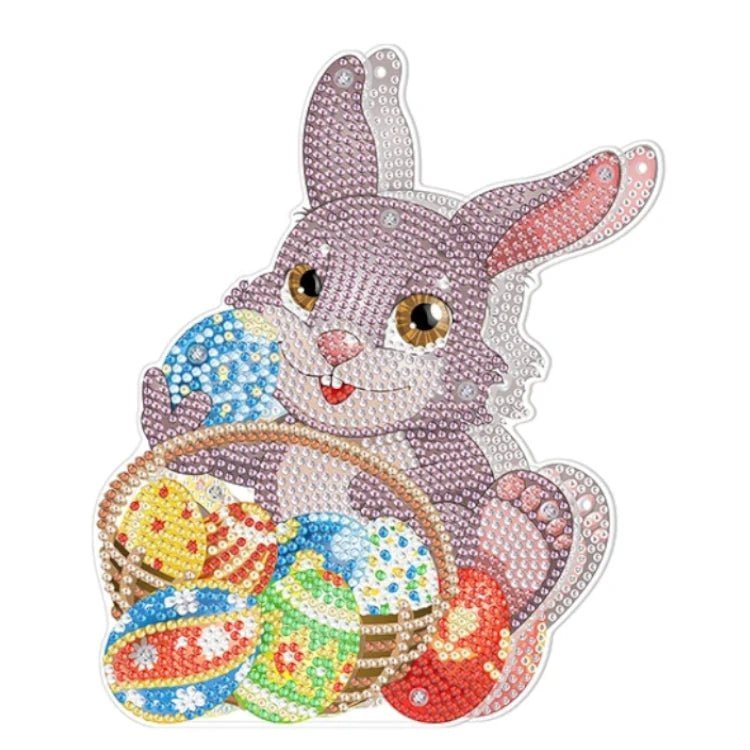 Diamond Painting-Osterhase mit Ostereiern Aufsteller-mit LED - Jetzt bei diamondspainting kaufen