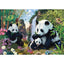 Diamond Painting-Panda-Familie im Bambuswald
