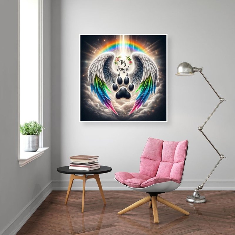 Diamond Painting-Pfoten im Himmel