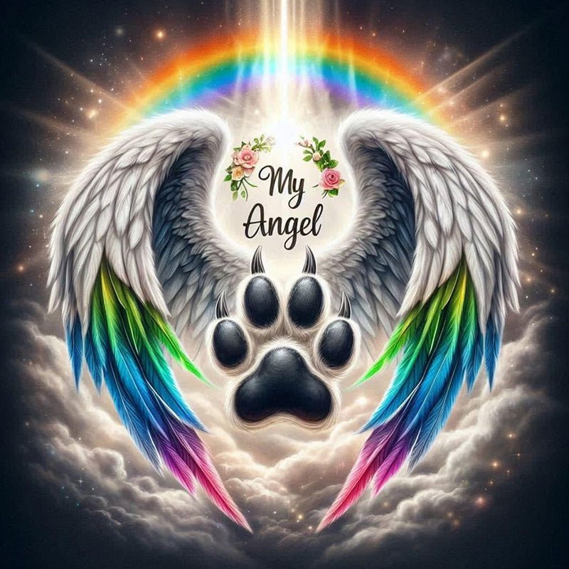 Diamond Painting-Pfoten im Himmel