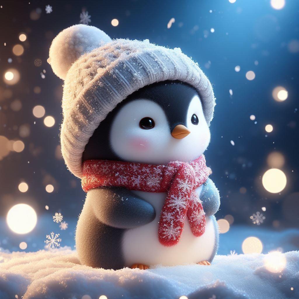 Diamond Painting-Pinguinbaby - Jetzt bei diamondspainting kaufen