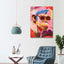 Diamond Painting- Pop-Art Affe mit Sonnenbrille