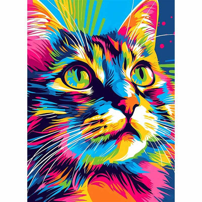 Diamond Painting- Pop Art Katze