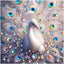 Diamond Painting-Prächtiger Pfau der Edelsteine