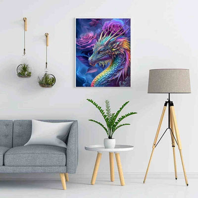 Diamond Painting-Regenbogendrache