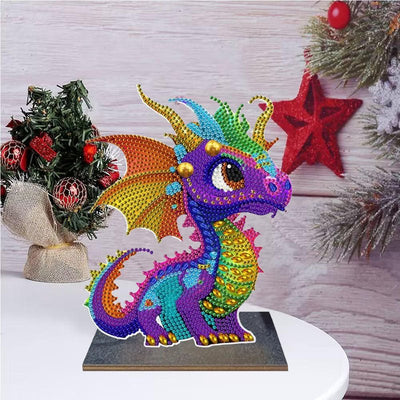 Diamond Painting-Regenbogendrache Aufsteller