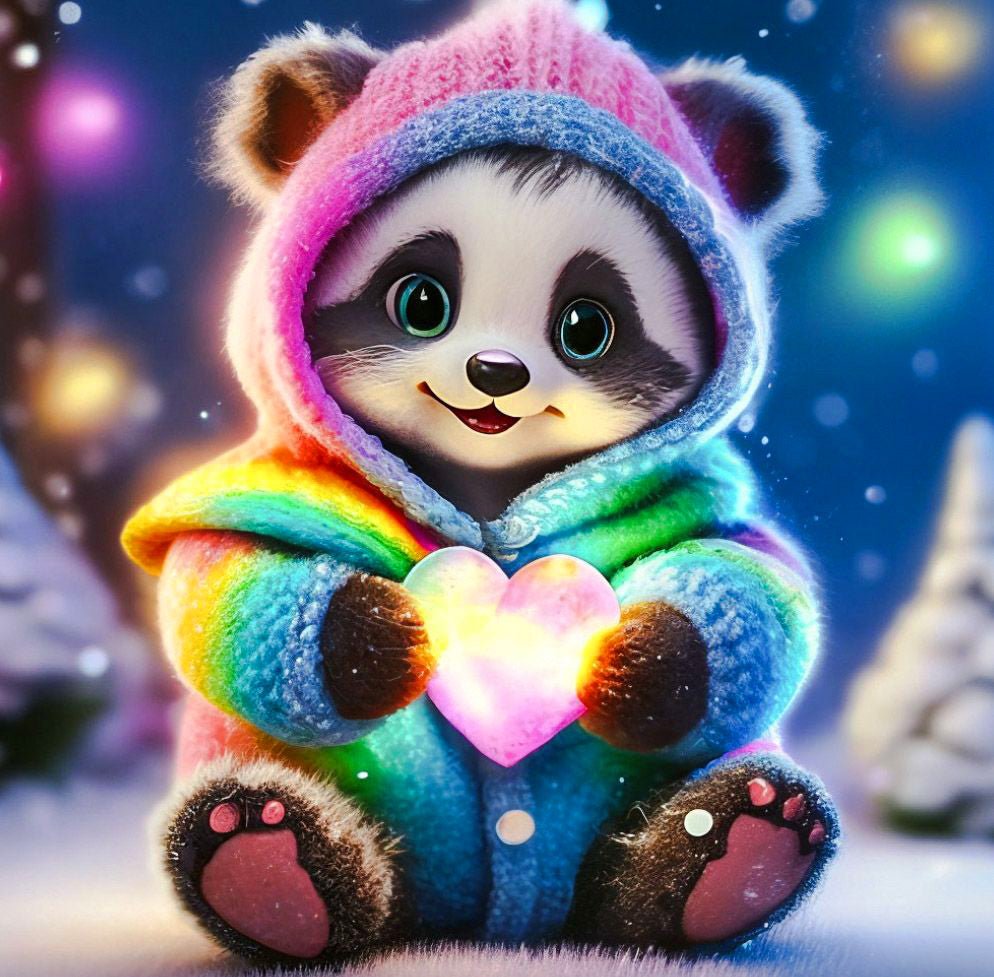 Diamond Painting-Regenbogenherz - Jetzt bei diamondspainting kaufen