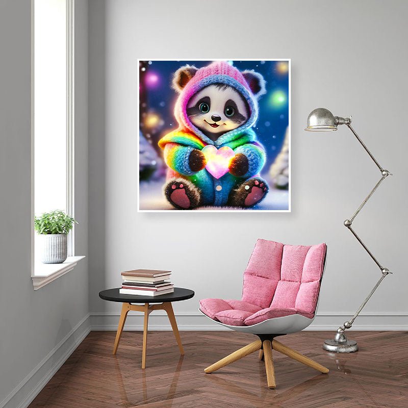 Diamond Painting-Regenbogenherz