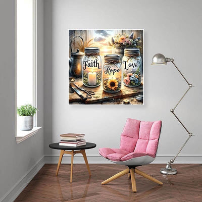 Diamond Painting-Romantische Lichter