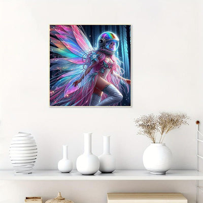 Diamond Painting-Rosa Elfenmädchen