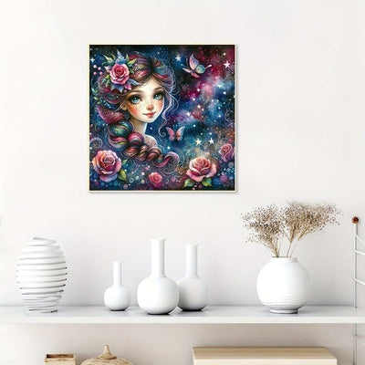 Diamond Painting-Rosenfee