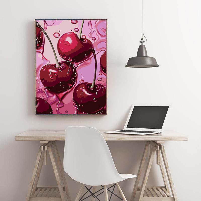Diamond Painting-Saftige Kirschen