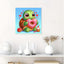 Diamond Painting-Schildkröte, die einen Donut isst