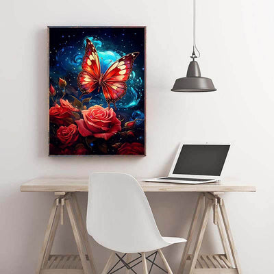 Diamond Painting-Schmetterling der Liebe