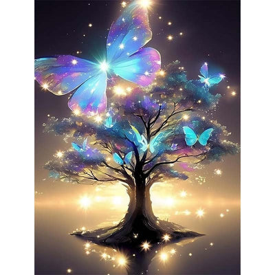 Diamond Painting-Schmetterlinge des Lichts