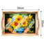 Diamond Painting-Sonnenblumen-Holztablett - Jetzt bei diamondspainting kaufen