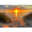Diamond Painting-Sonnenuntergang am Strand