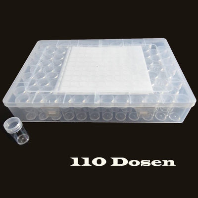 Diamond Painting- Sortierbox mit 110 runden Dosen - Jetzt bei diamondspainting kaufen