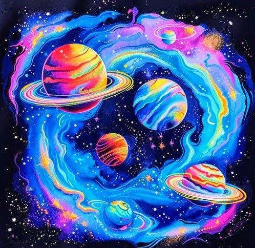 Diamond Painting-Sterne im Sternenhimmel - Jetzt bei diamondspainting kaufen