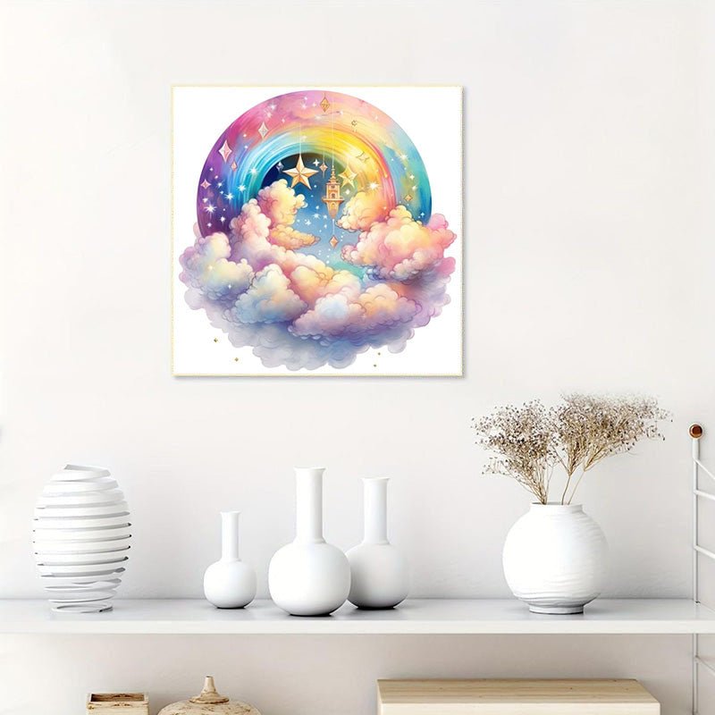 Diamond Painting-Sterne über den Wolken