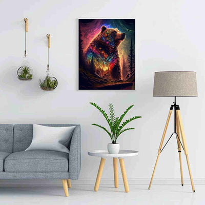 Diamond Painting-Sternenbär im Zauberwald