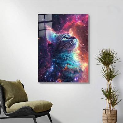 Diamond Painting- Sternenkatze im Kosmos