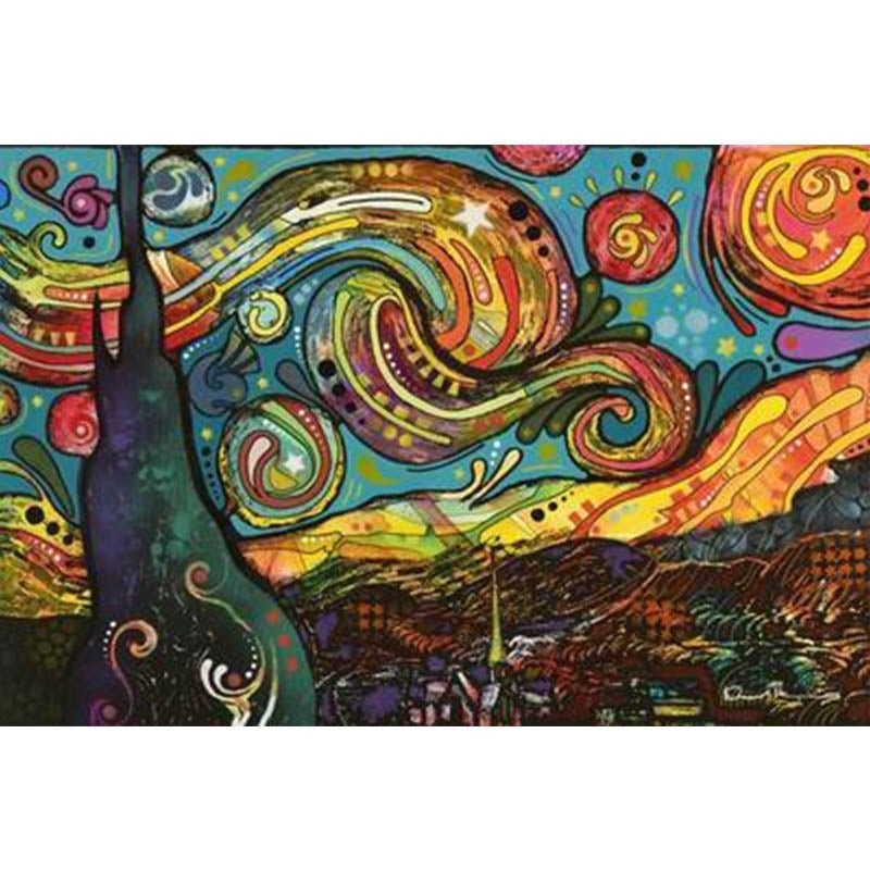 Diamond Painting-Sternennacht der Farben