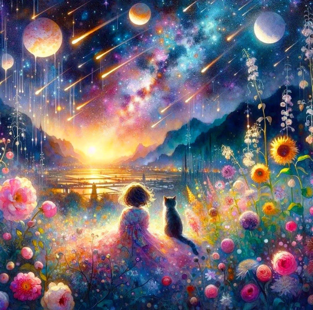 Diamond Painting-Sternschnuppen und Wünsche - Jetzt bei diamondspainting kaufen