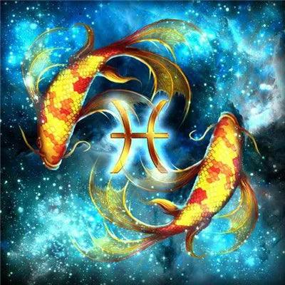 Diamond Painting-Sternzeichen Fische - Jetzt bei diamondspainting kaufen