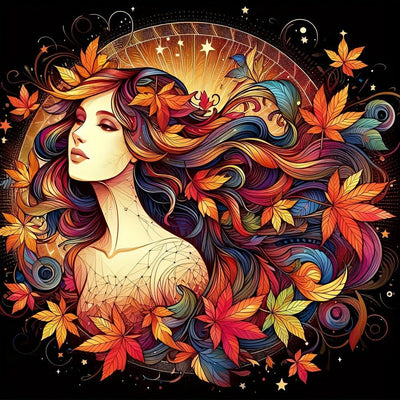 Diamond Painting-Sternzeichen Jungfrau - Jetzt bei diamondspainting kaufen