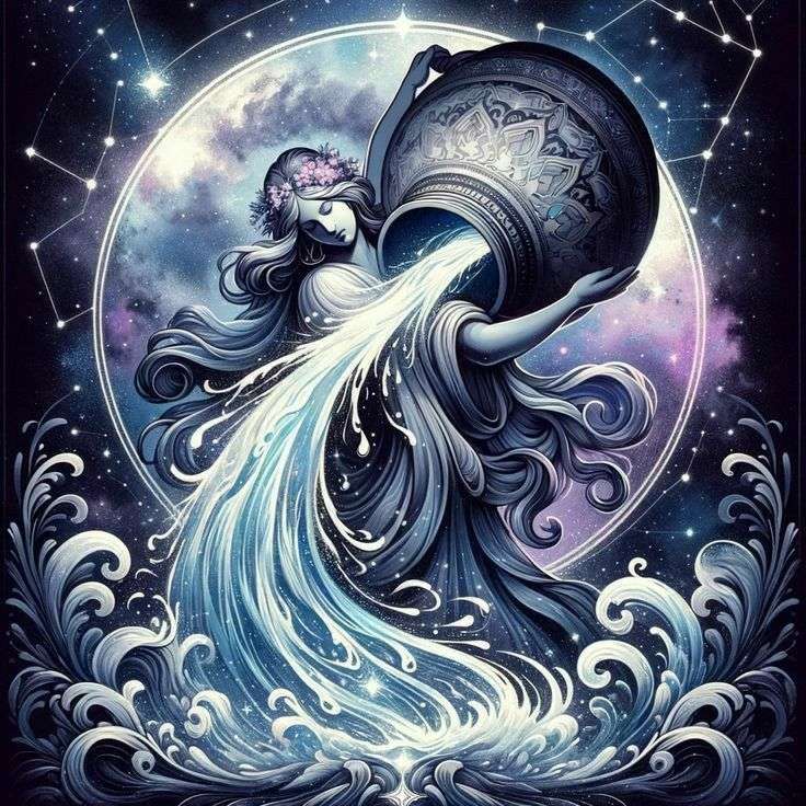 Diamond Painting-Sternzeichen Wassermann - Jetzt bei diamondspainting kaufen