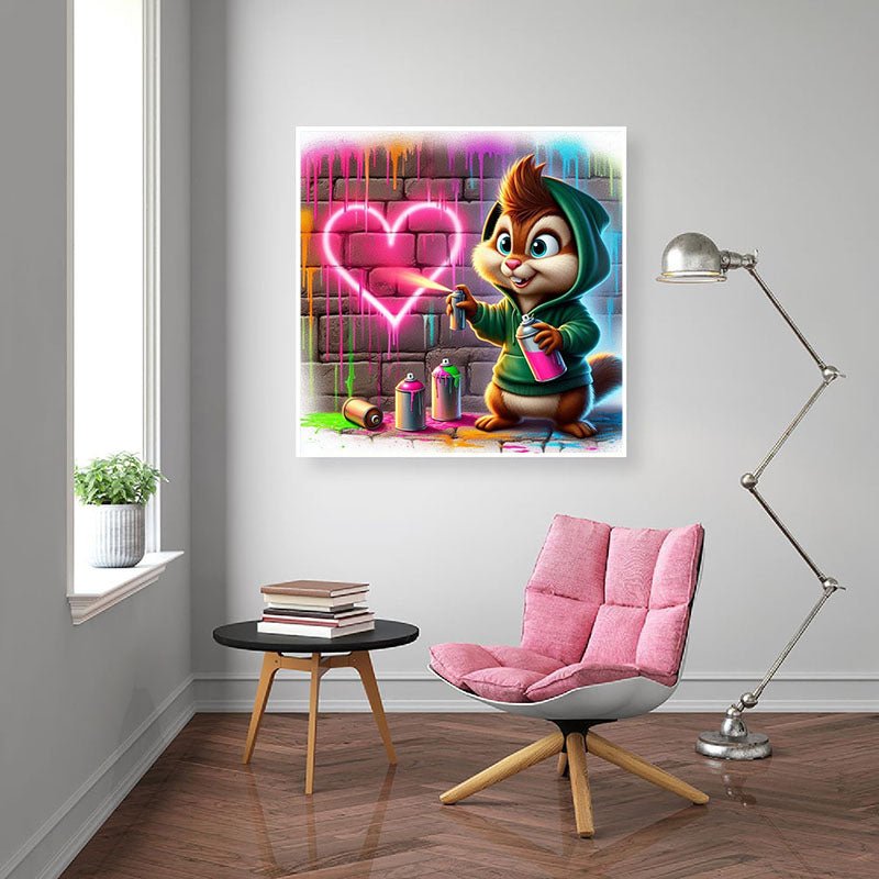 Diamond Painting-StreetArt Liebe