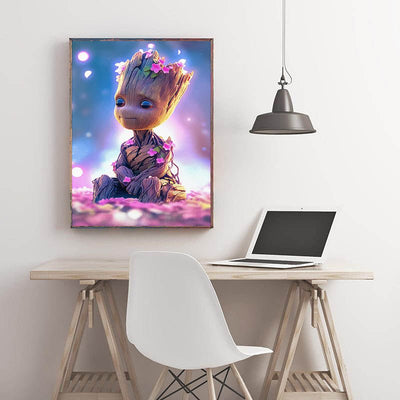 Diamond Painting-Süßer Fantasie-Waldgeist