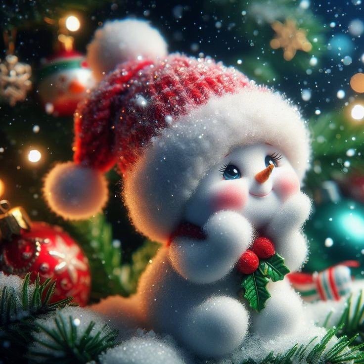 Diamond Painting-Süßer Schneemann - Jetzt bei diamondspainting kaufen