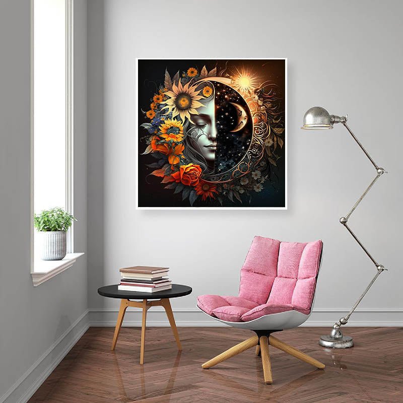 Diamond Painting-Tag und Nacht