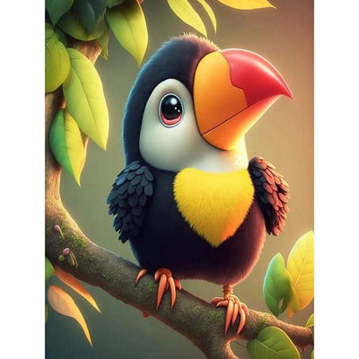 Diamond Painting-Taru der Tukan