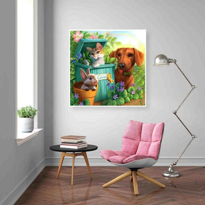 AB Diamond Painting-Turtle Family